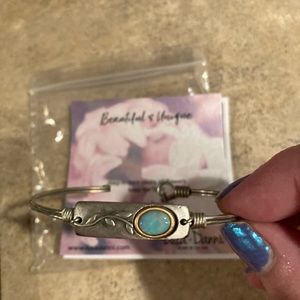 Luca & Danni Flower Opal Necklace and Bracelet